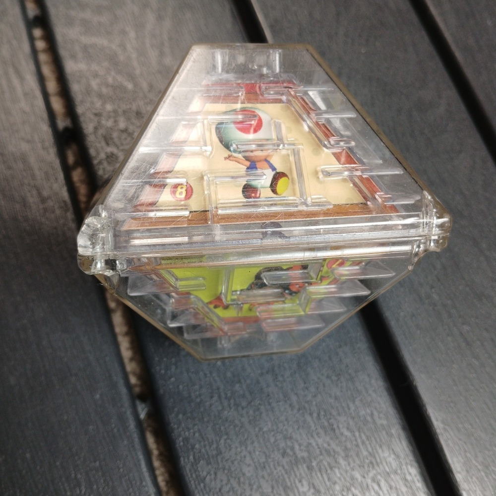 Vtg 1997 Taco Bell Nintendo Super Mario 64 Decagon Ball Maze Toy Bowser Toad ZC - Picture 6 of 7